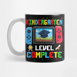 Kids Kindergarten Level Complete Last Day Of School Graduated Boy Mug